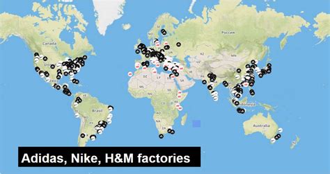 where are Adidas factories located